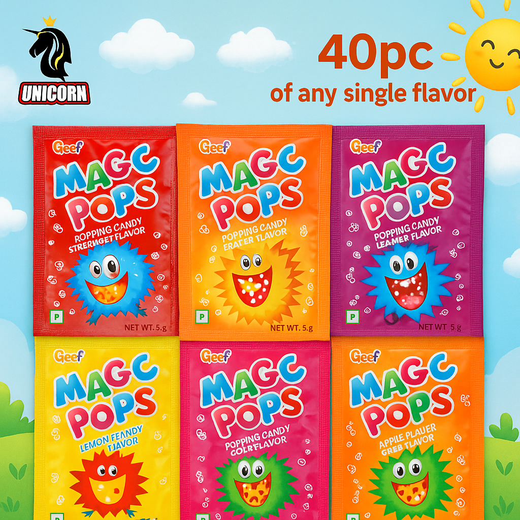 Magic Pop Cracking Popping Candy 40pcs Imported (Any 1 Flavor)