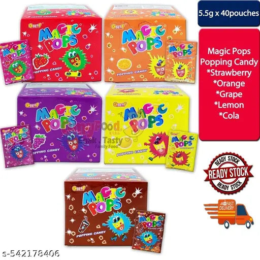 Magic Pop Cracking Popping Candy 40pcs Imported (Any 1 Flavor)