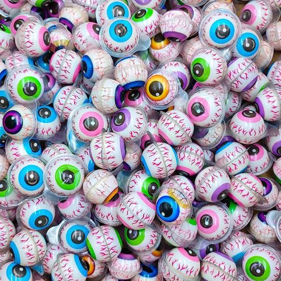 Eye Gummy Candy Filled With Strawberry Jam 30pc Imported