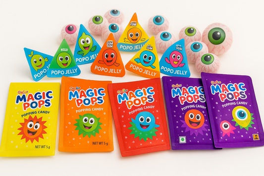 Mix Candy and Jelly (32pcs) Magic pop Popo Jelly and Eye Candy